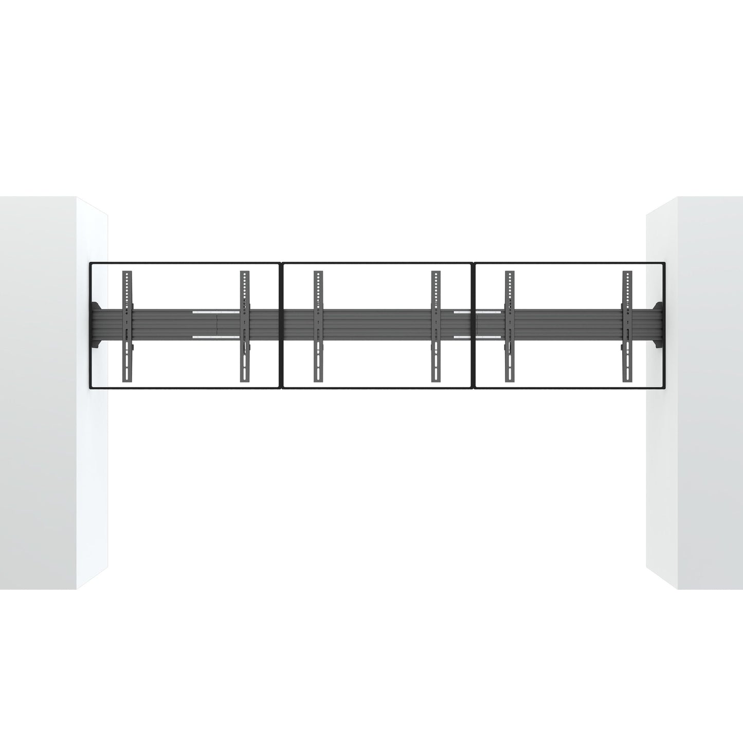 Dark Slate Gray Multibrackets M Pro Series - Single display plate from wall