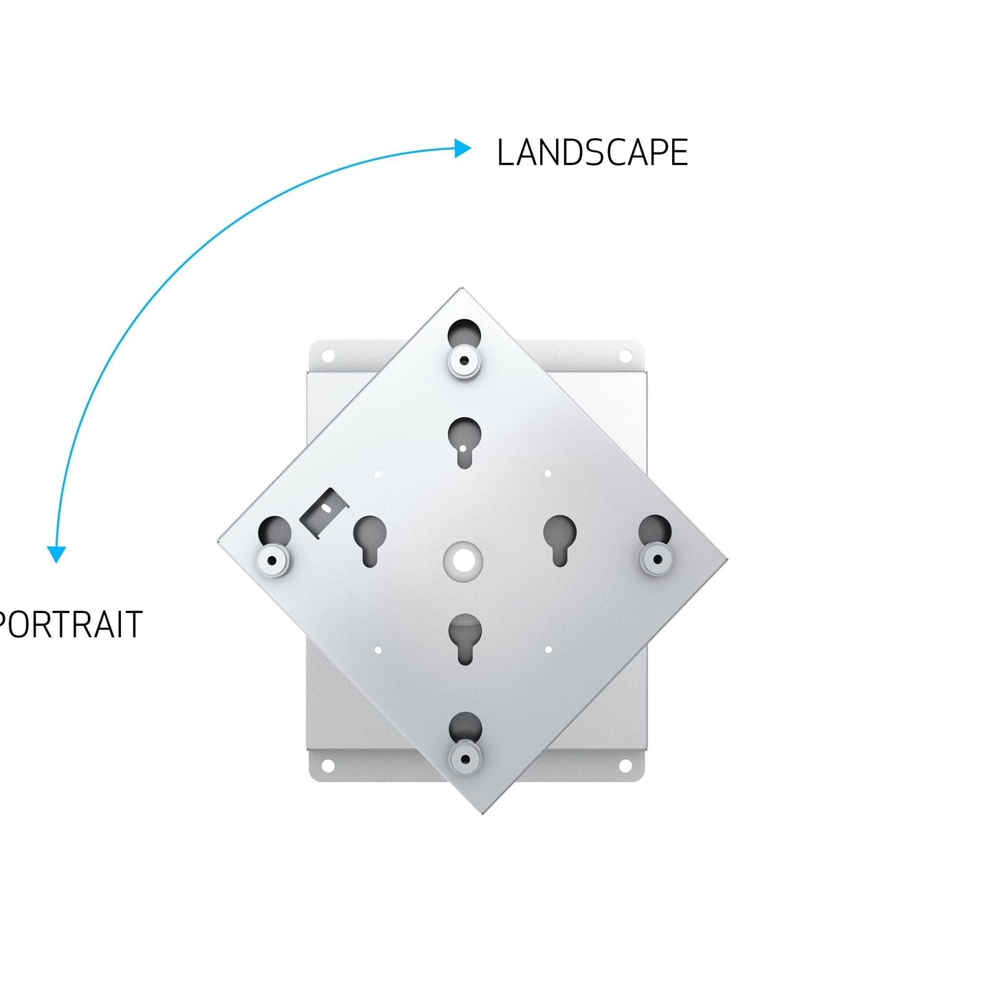 Light Gray Multibrackets M VESA Wallmount Flip 100/200