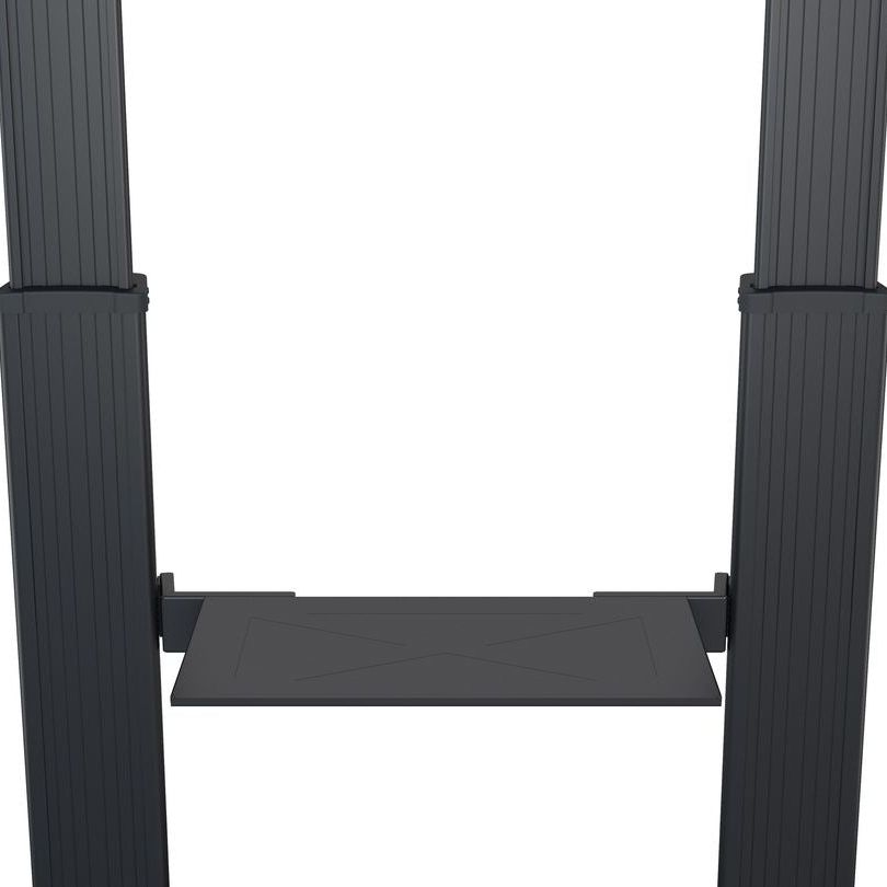 Dark Slate Gray Multibrackets M Public Floorstand Shelf Dual Pillar 180 HD