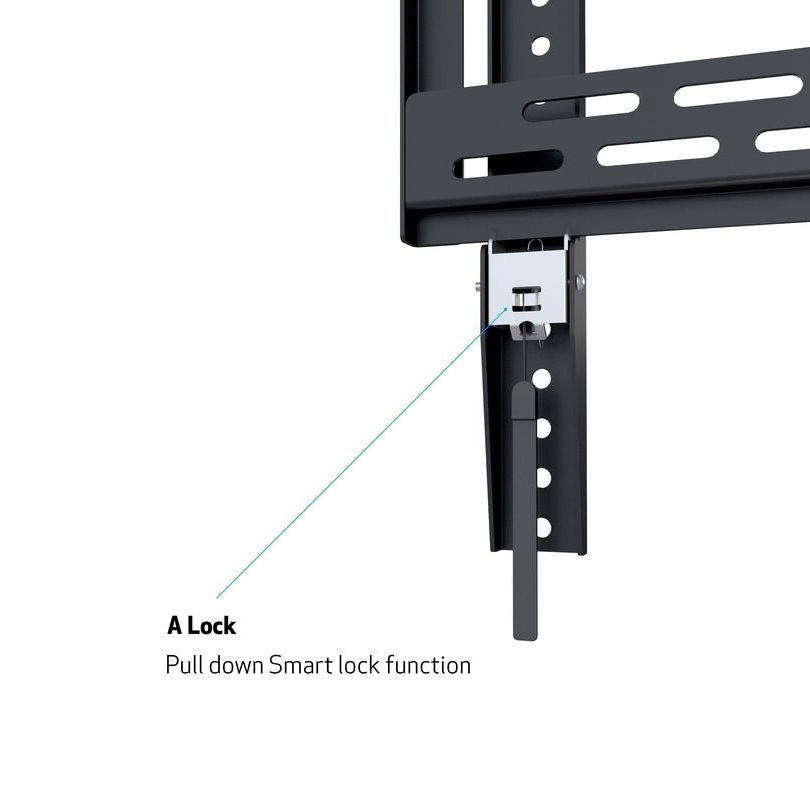 Dark Slate Gray Multibrackets M Universal Wallmount HD Portrait 100kg 400x600