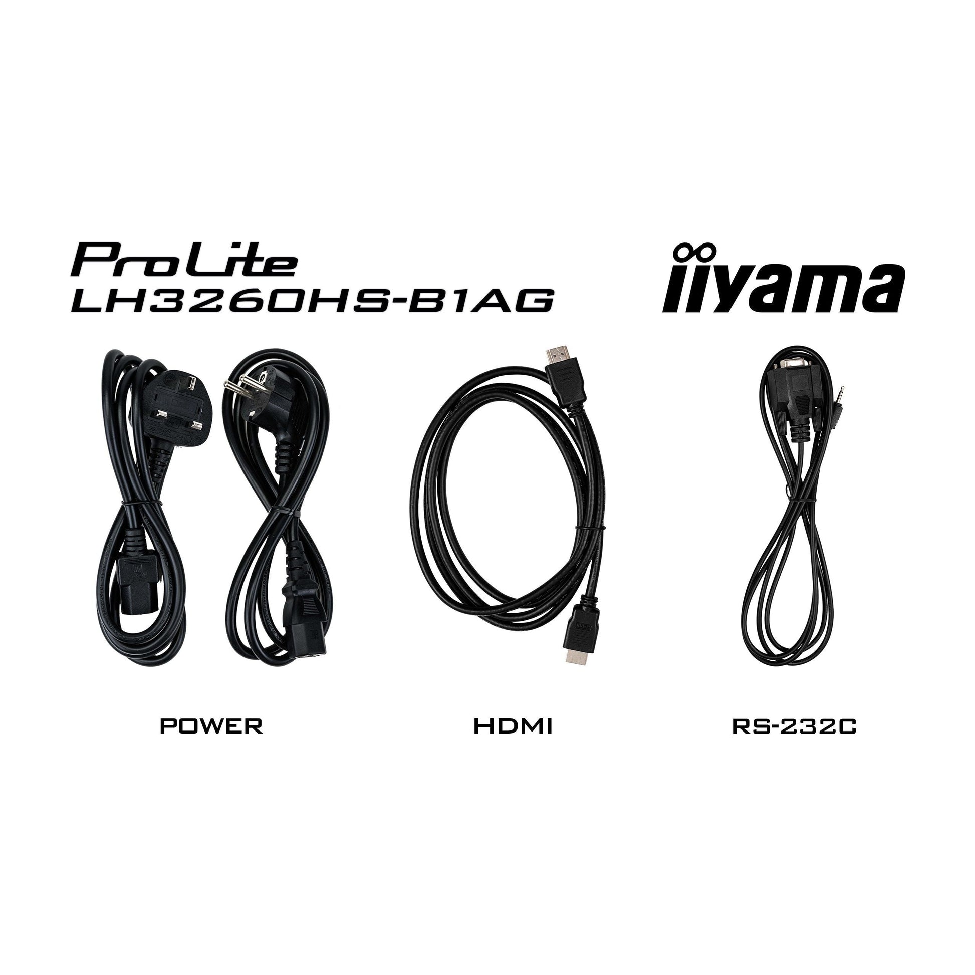 Black iiyama PROLITE Digital A-board 80 cm (31.5") LED Wi-Fi 500 cd/m² Full HD Black Built-in processor Android 11 24/7