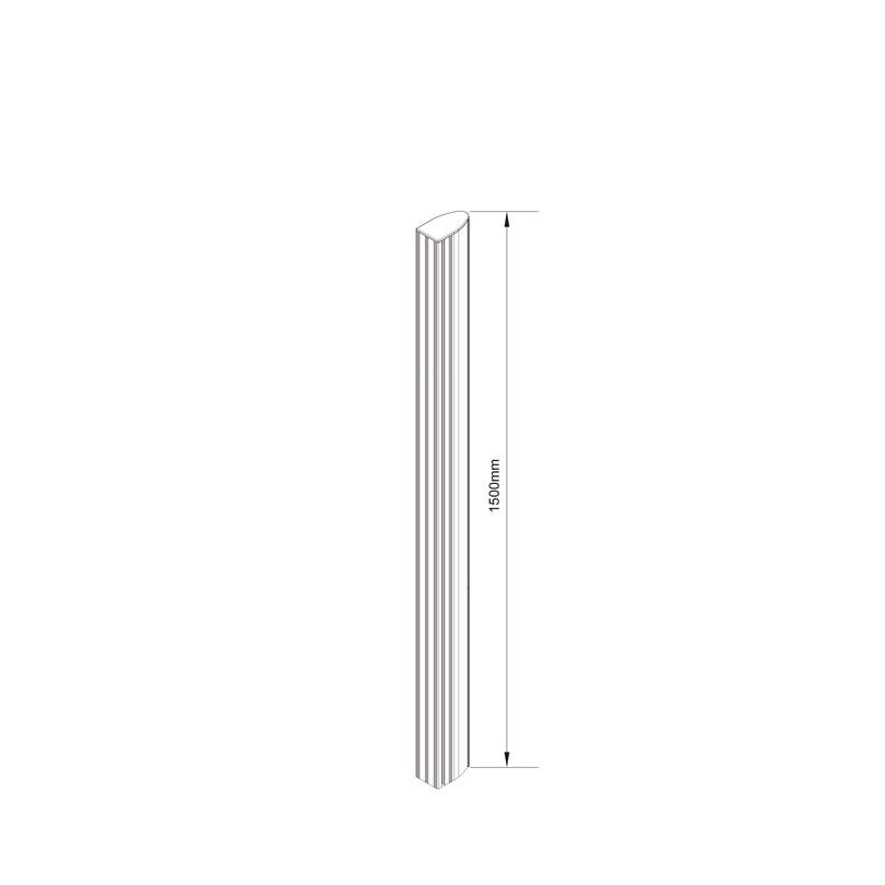Light Gray Multibrackets M Pro Series Column 150cm