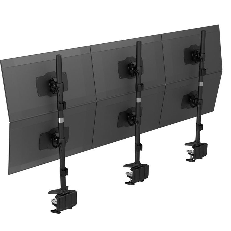 Dark Slate Gray Multibrackets M VESA Desktopmount Single Desk Clamp 24"-32"