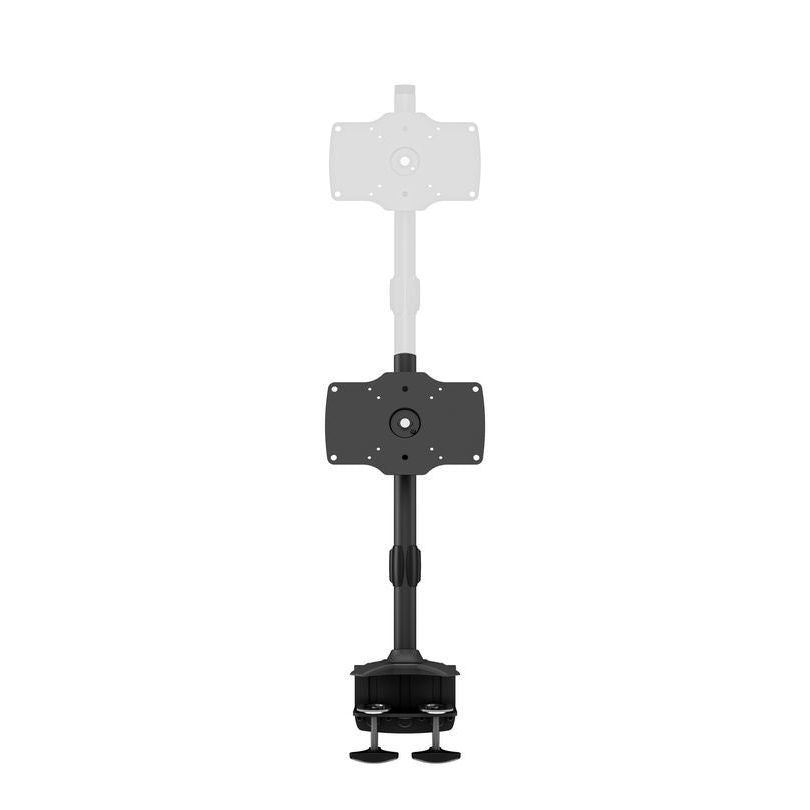 Light Gray Multibrackets M VESA Desktopmount Single Desk Clamp 24"-32"