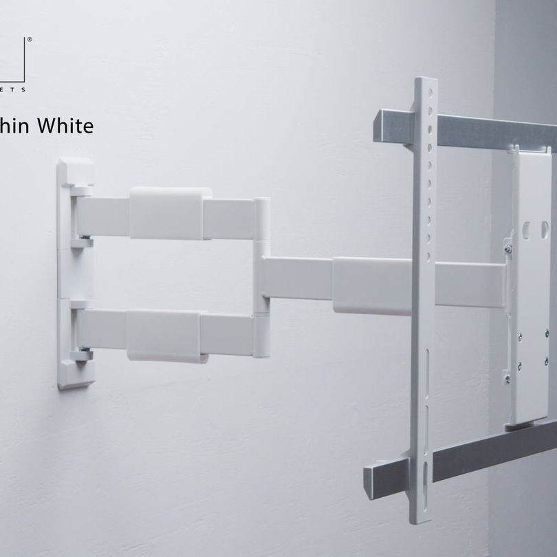 Light Gray Multibrackets M VESA Flexarm Thin White Large