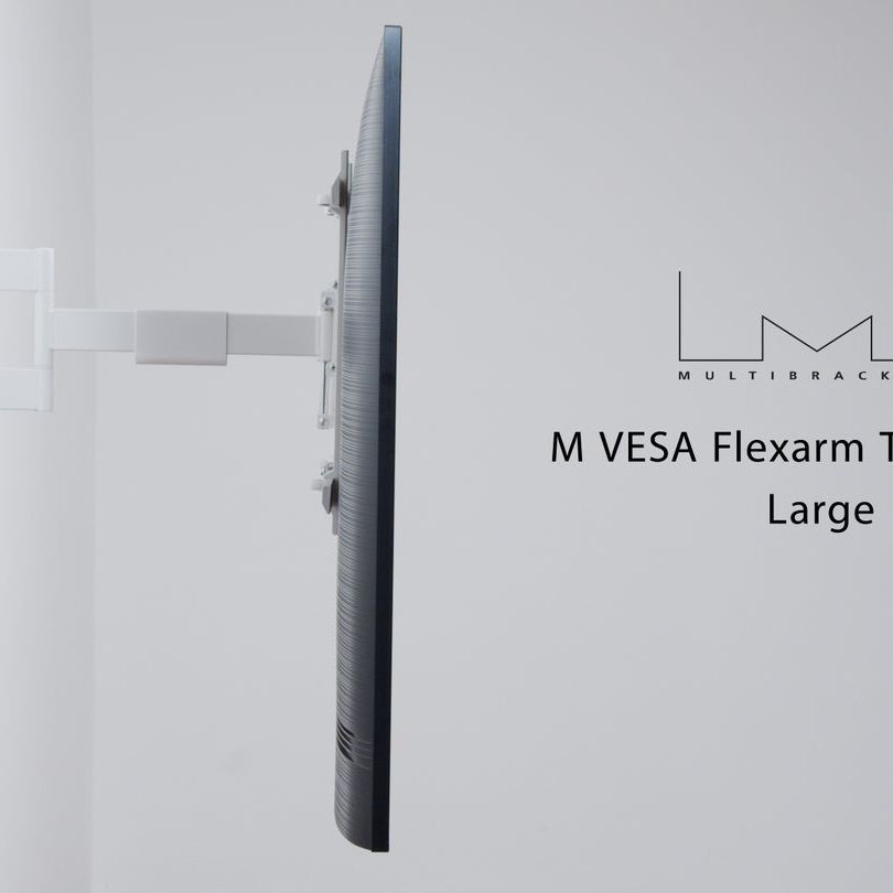 Gray Multibrackets M VESA Flexarm Thin White Large