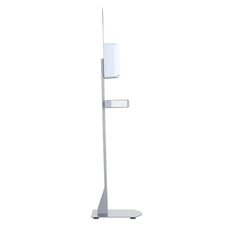 Light Gray Multibrackets M Automatic Hand Sanitizer Floorstand
