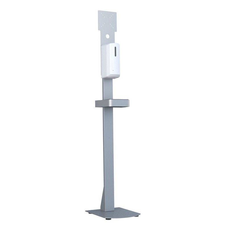 Dark Gray Multibrackets M Automatic Hand Sanitizer Floorstand