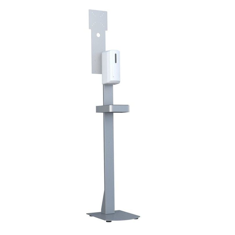Dark Gray Multibrackets M Automatic Hand Sanitizer Floorstand