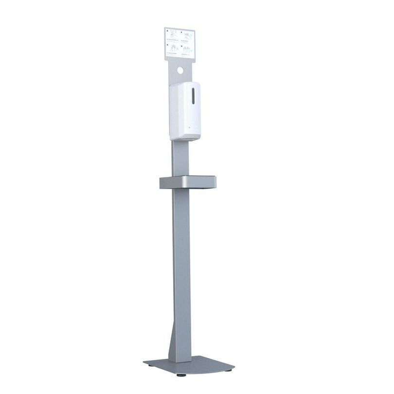Dark Gray Multibrackets M Automatic Hand Sanitizer Floorstand