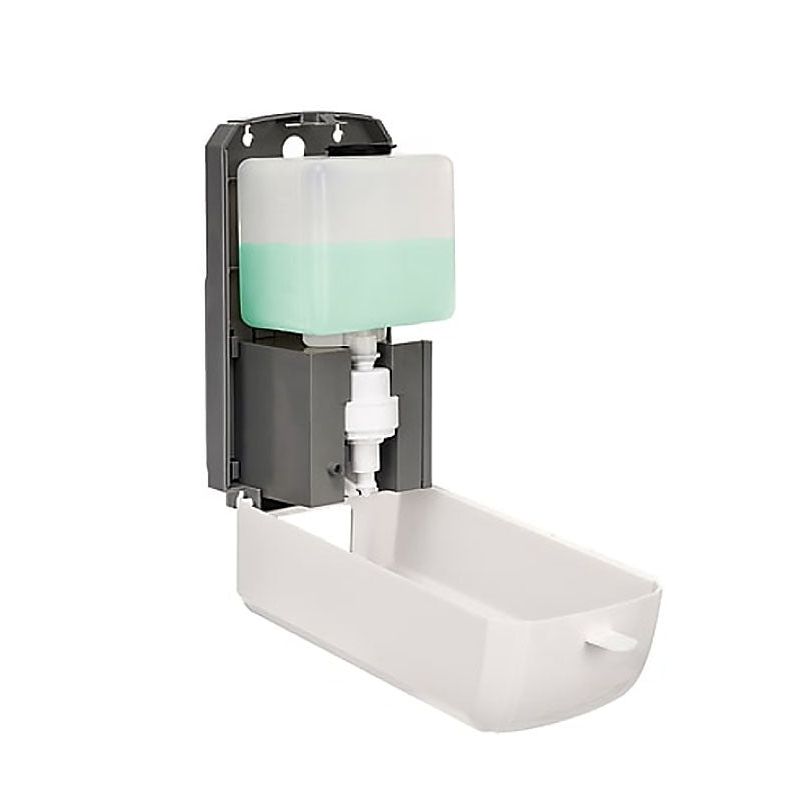 Light Gray Multibrackets M Automatic Hand Sanitizer Floorstand
