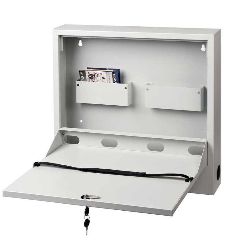 Light Gray Multibrackets M Public Computer Security Cabinet Basic I