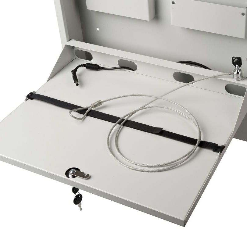 Light Gray Multibrackets M Public Computer Security Cabinet Basic I