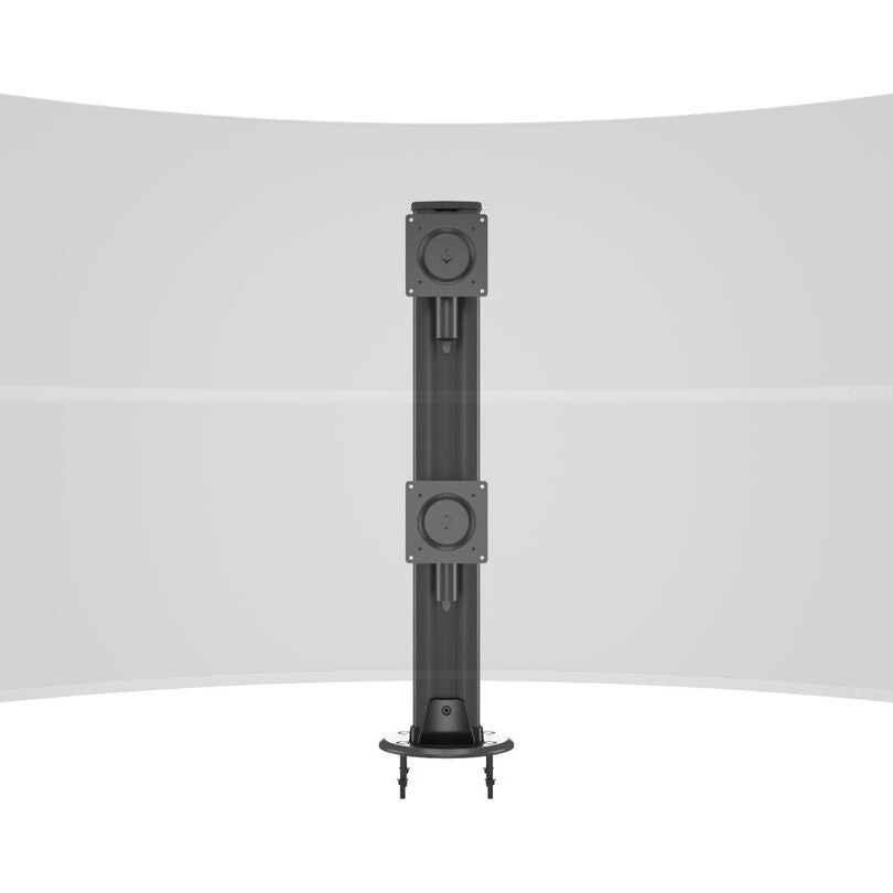 Light Gray Multibrackets M Deskmount HD Grommet Base