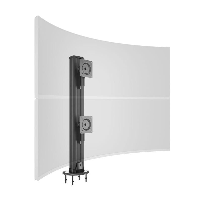 Light Gray Multibrackets M Deskmount HD Grommet Base