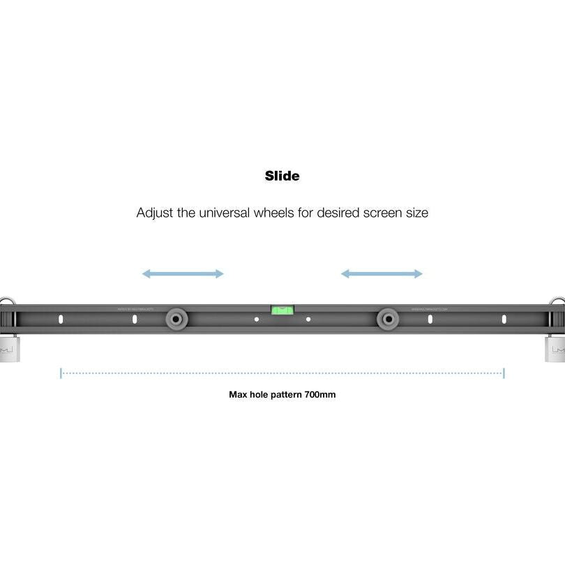 Dim Gray Multibrackets M Universal Public Wallmount Black Medium