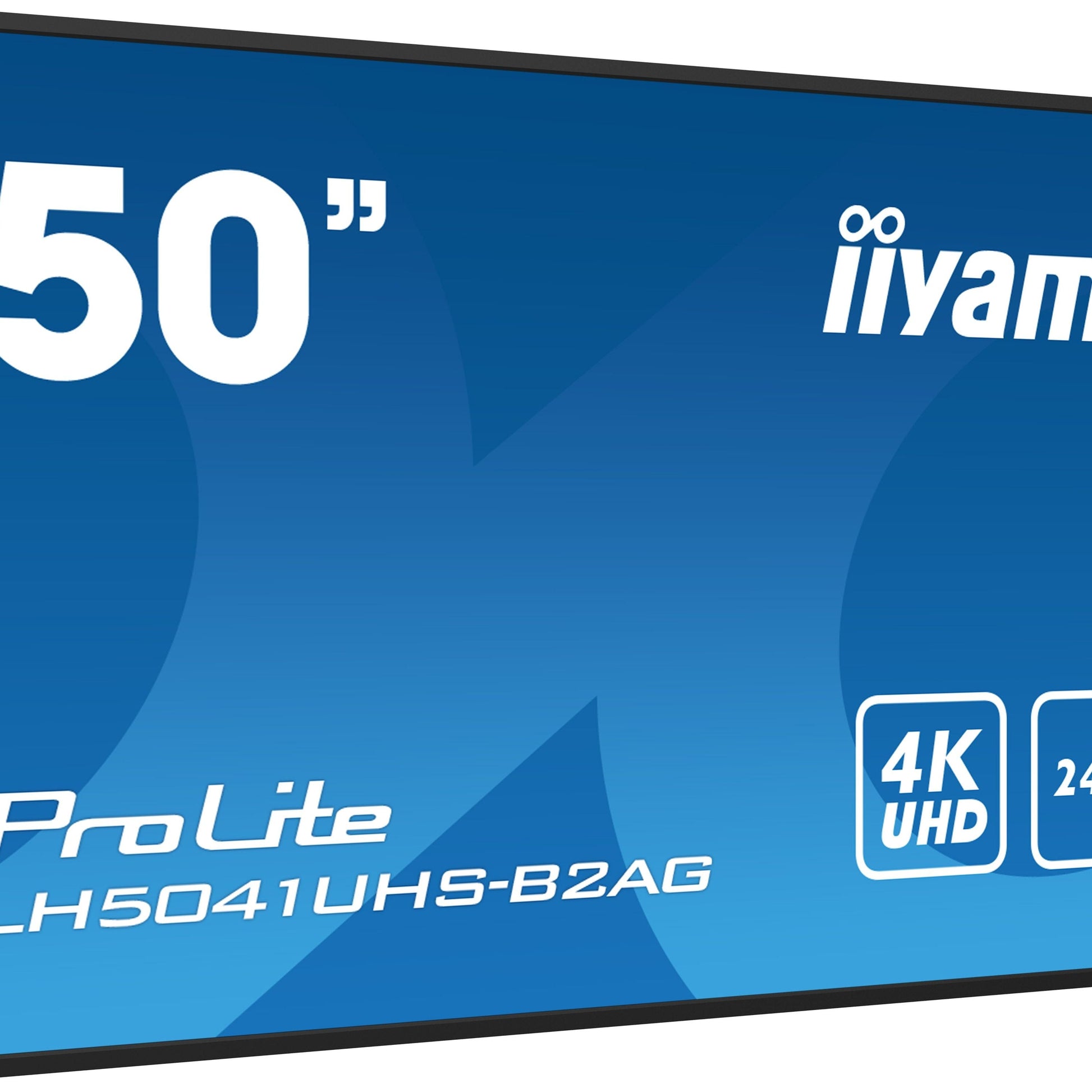 Dark Cyan iiyama LH5041UHS-B2AG Signage Display Digital signage flat panel 127 cm (50") LCD 500 cd/m² 4K Ultra HD Black 24/7