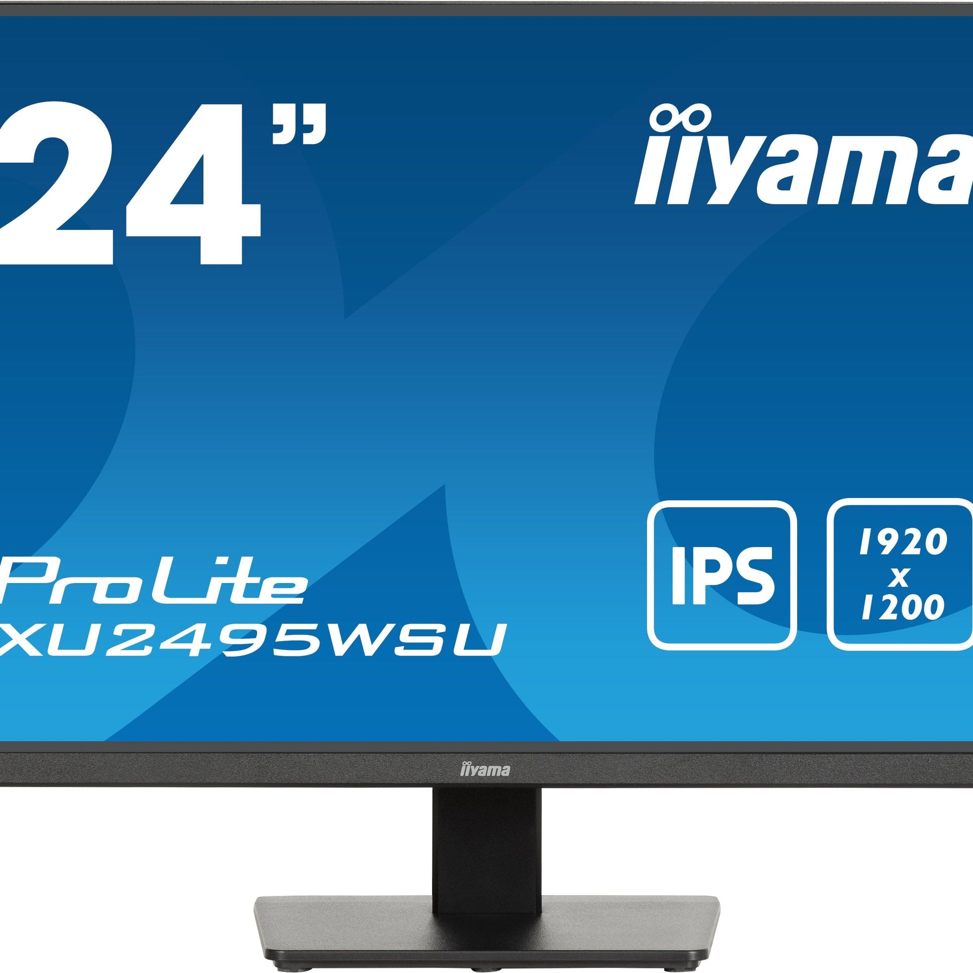 Dark Cyan iiyama ProLite XU2495WSU-B7 computer monitor 61 cm (24") 1920 x 1200 pixels 4K Ultra HD LED Black