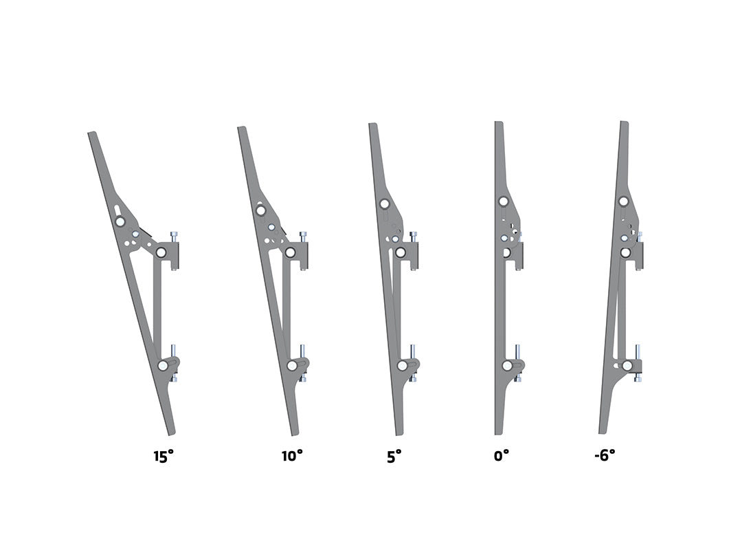 Light Slate Gray Multibrackets M Wallmount Pro MBW2UHD Tilt Black