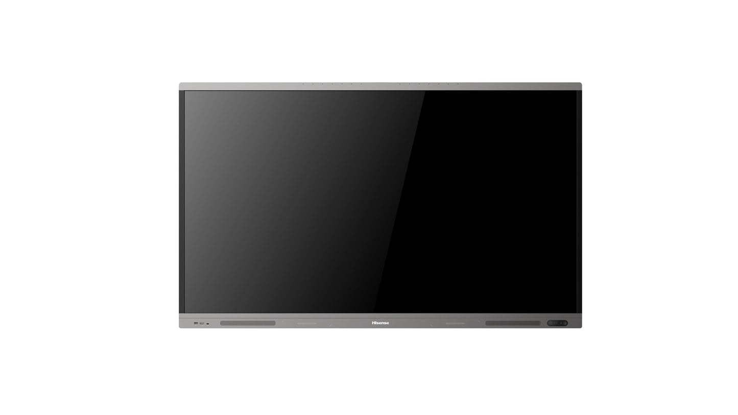 Black Hisense 65WR6BE 65” Advanced 4K Interactive Touchscreen Display (with optional plug-in camera)