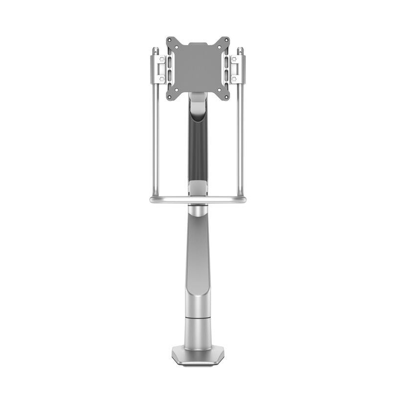 Dark Gray Multibrackets M VESA Gas Lift Arm Single Silver w. handle