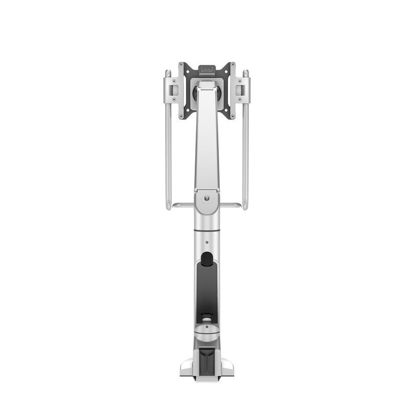 Light Gray Multibrackets M VESA Gas Lift Arm Single Silver w. handle