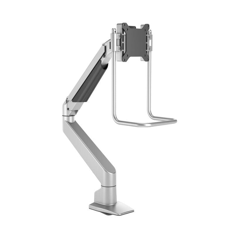 Gray Multibrackets M VESA Gas Lift Arm Single Silver w. handle