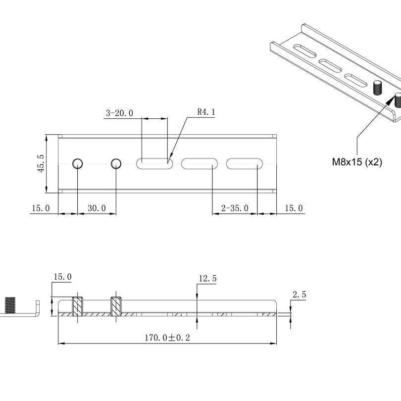 Lavender Multibrackets M Extender Kit Basic 180 VESA 400x600