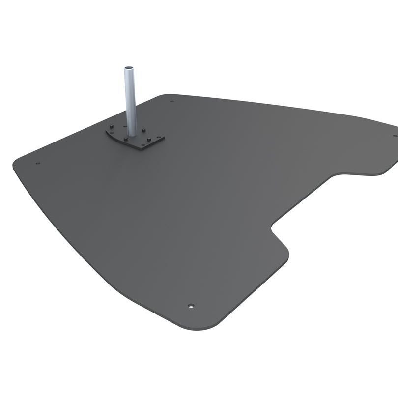 Dim Gray Multibrackets M Pro Series - Large Floorplate