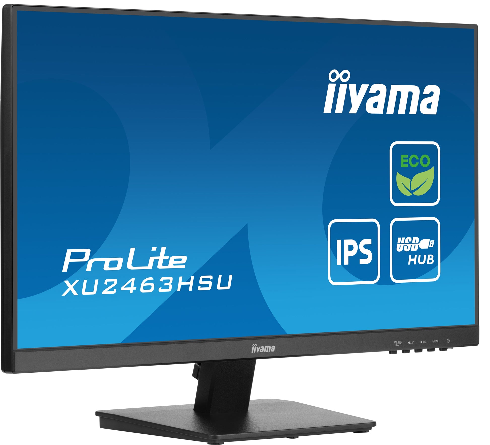 Dark Cyan iiyama ProLite XU2463HSU-B1 24" IPS, Full HD panel with B energy class