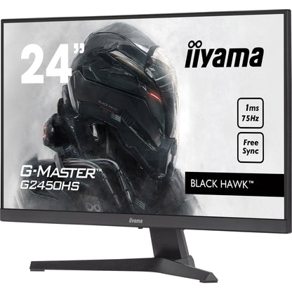Dark Slate Gray iiyama G-Master G2450HS-B1 24" VA 75Hz 1ms MPRT Black Hawk Gaming Monitor