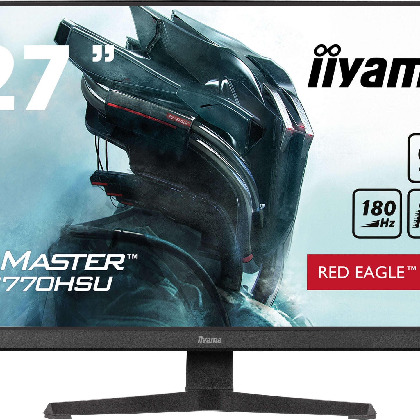 Light Gray iiyama G-Master G2770HSU-B6 27" Red Eagle Fast IPS 0.2ms Gaming Monitor