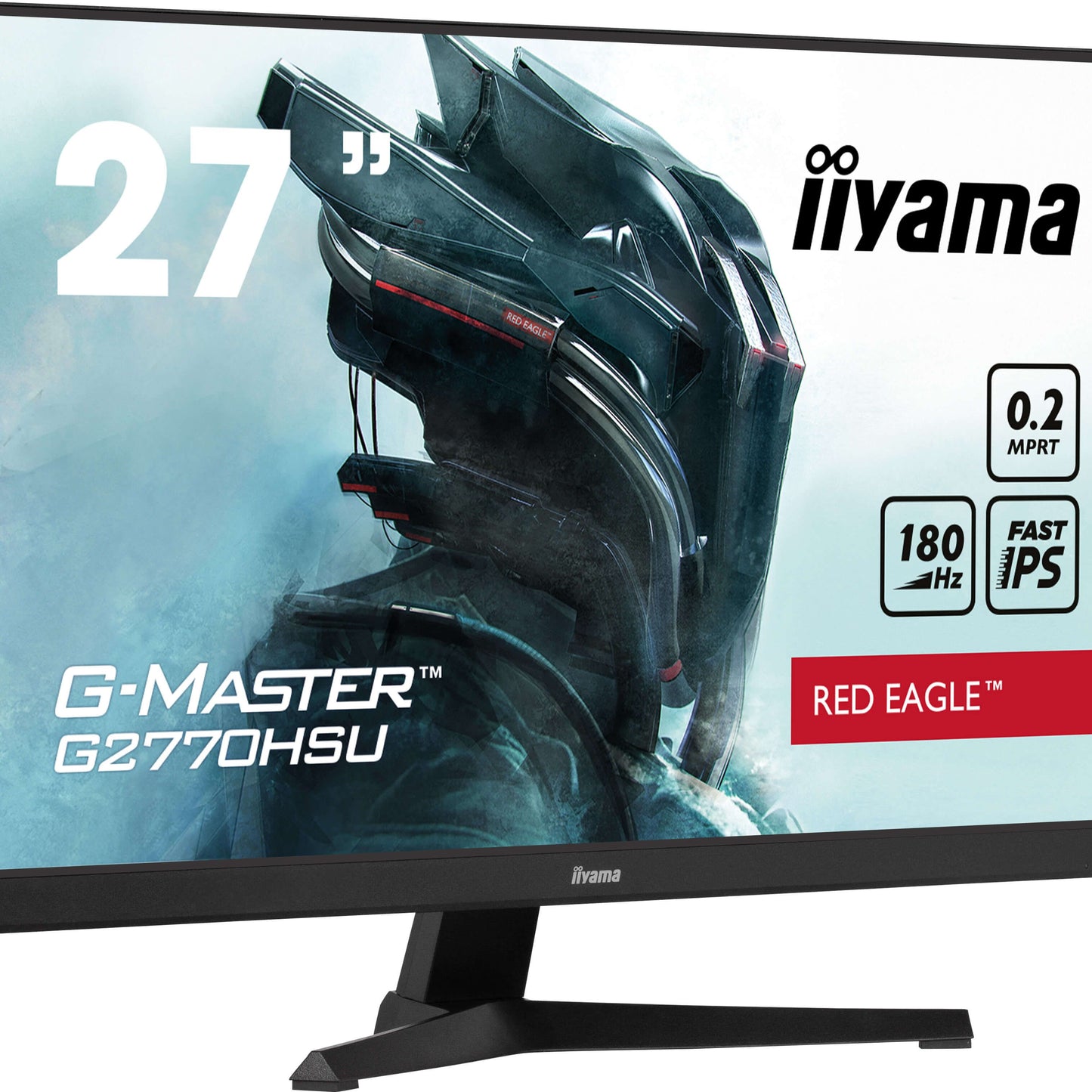 Light Gray iiyama G-Master G2770HSU-B6 27" Red Eagle Fast IPS 0.2ms Gaming Monitor