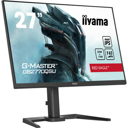 Dark Slate Gray iiyama G-Master GB2770QSU-B5 27" Fast IPS WQHD 2560 x 1400 Red Eagle Gaming Monitor