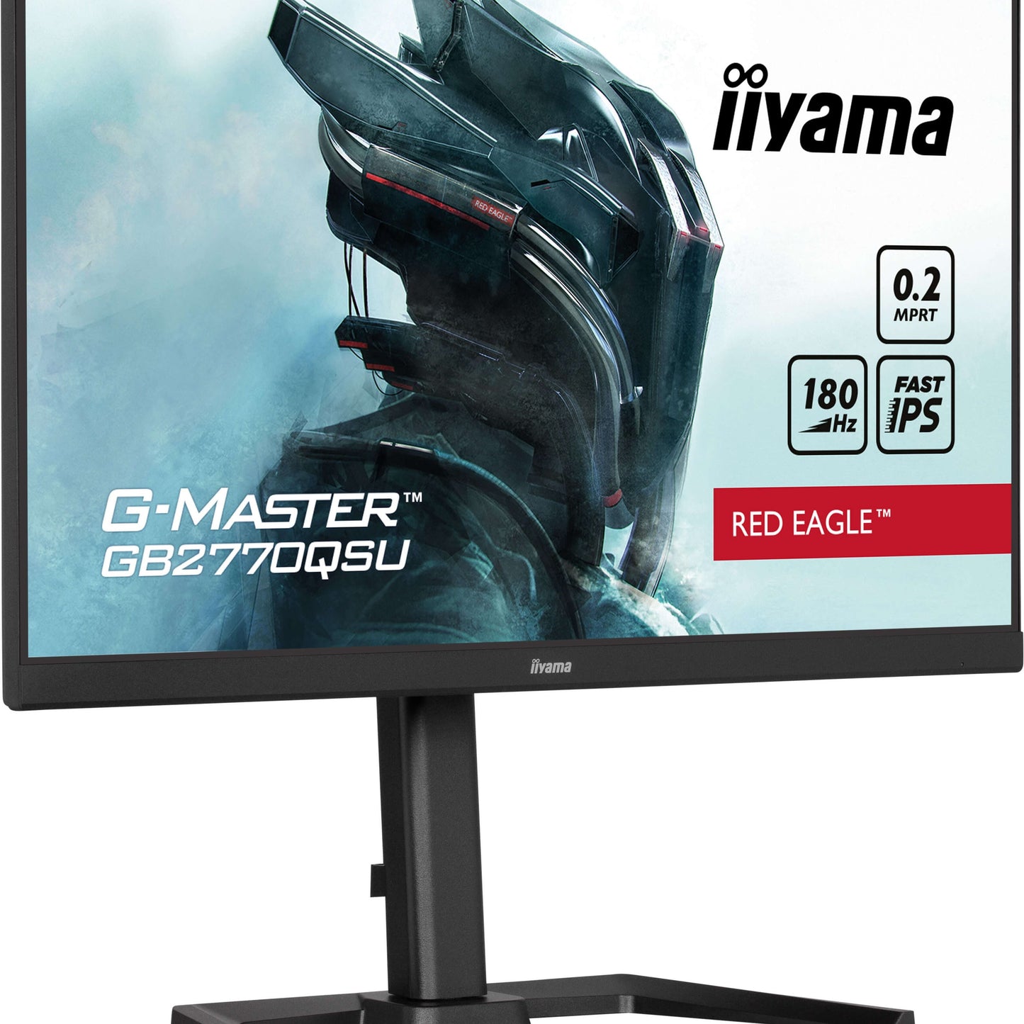 Light Gray iiyama G-Master GB2770QSU-B6 27" Red Eagle Fast-IPS 0.2ms Gaming Monitor