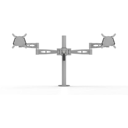 Dark Gray Metalicon Kardo Pole Mounted Monitor Arm For Twin/dual (2) Screens