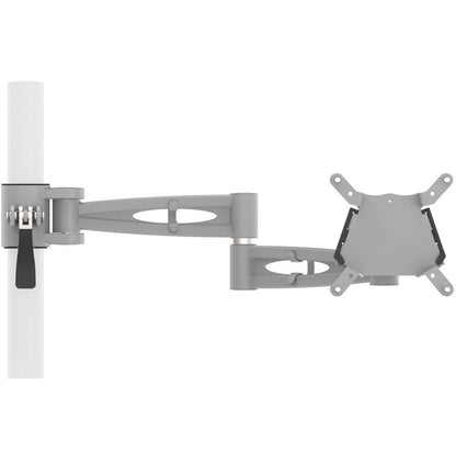 Dark Gray Metalicon Kardo Pole Mounted Monitor Arm For Single (1) Screen