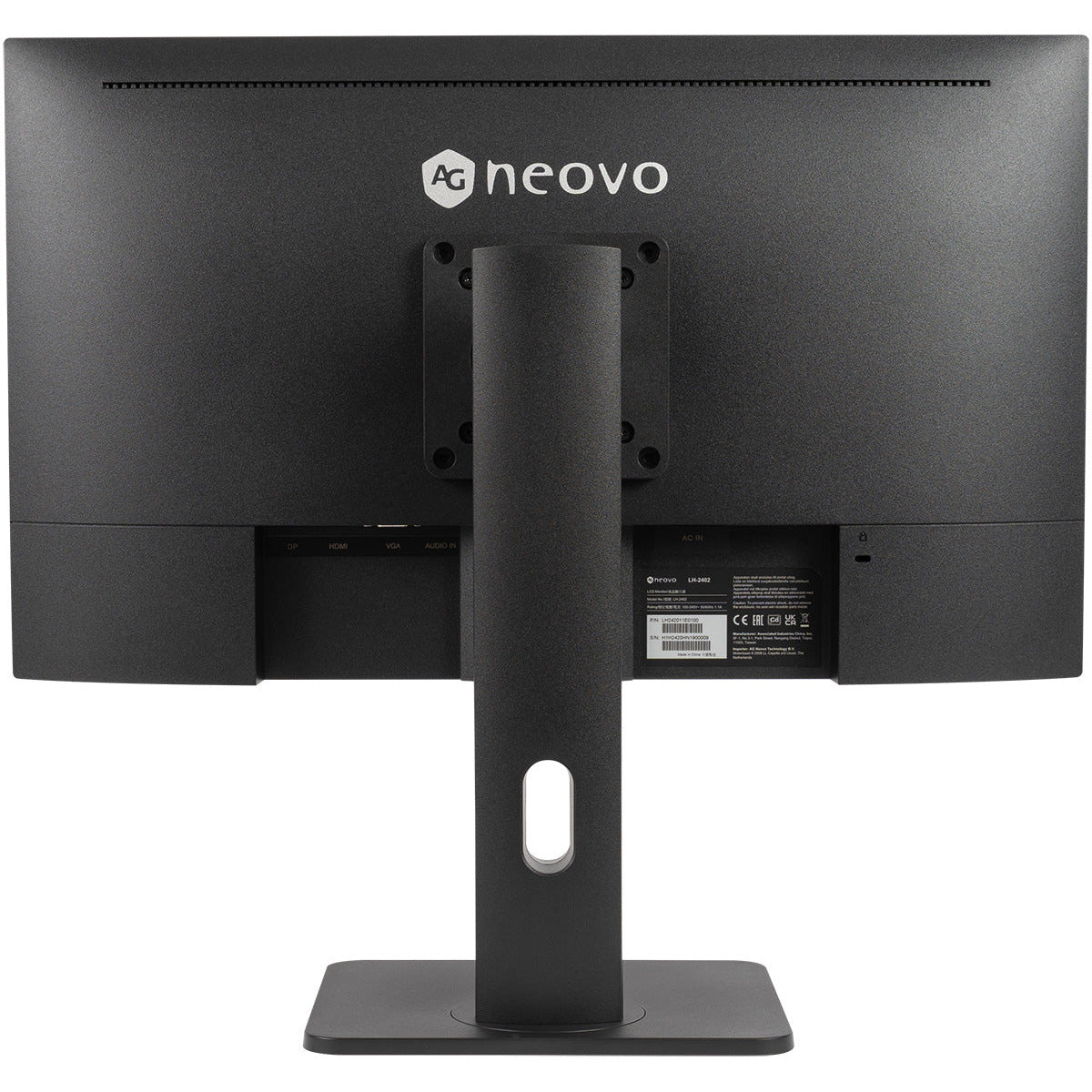 Dark Slate Gray AG Neovo LH-2402 24-Inch 1080P Ergonomic LCD Monitor