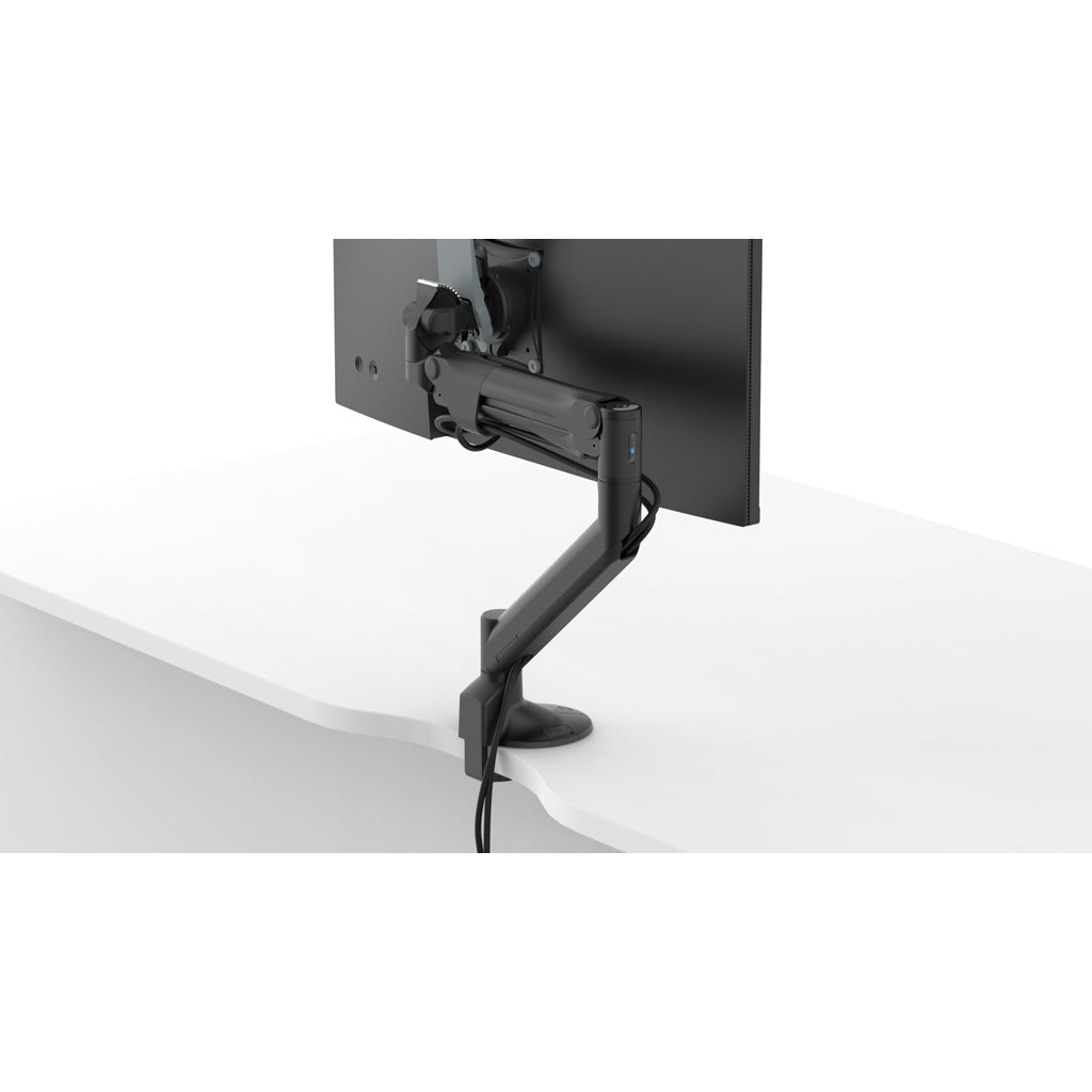 Dark Slate Gray Metalicon Levo Gas Lift Monitor Arm For Single (1) Screen