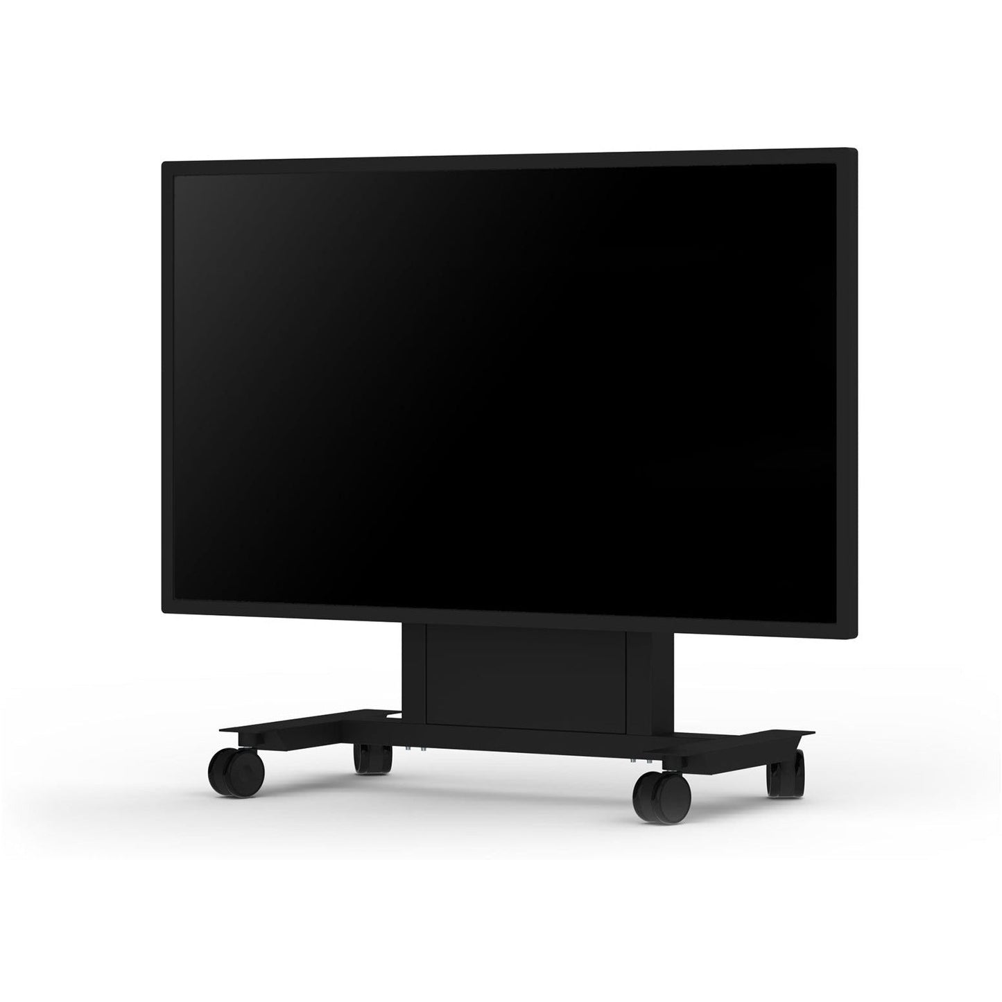 Lavender Sharp / NEC PD02MHA Entry Level Automatic Height Adjustable Trolley for interactive LFDs from 46" to 84"