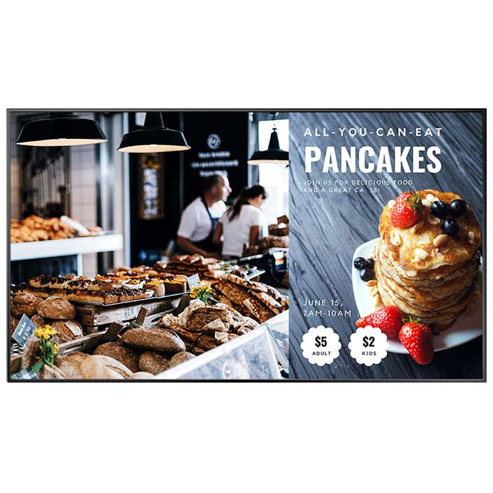 Dark Slate Gray AG Neovo NSD-6501Q 65-Inch All-In-One 4K Digital Signage Display