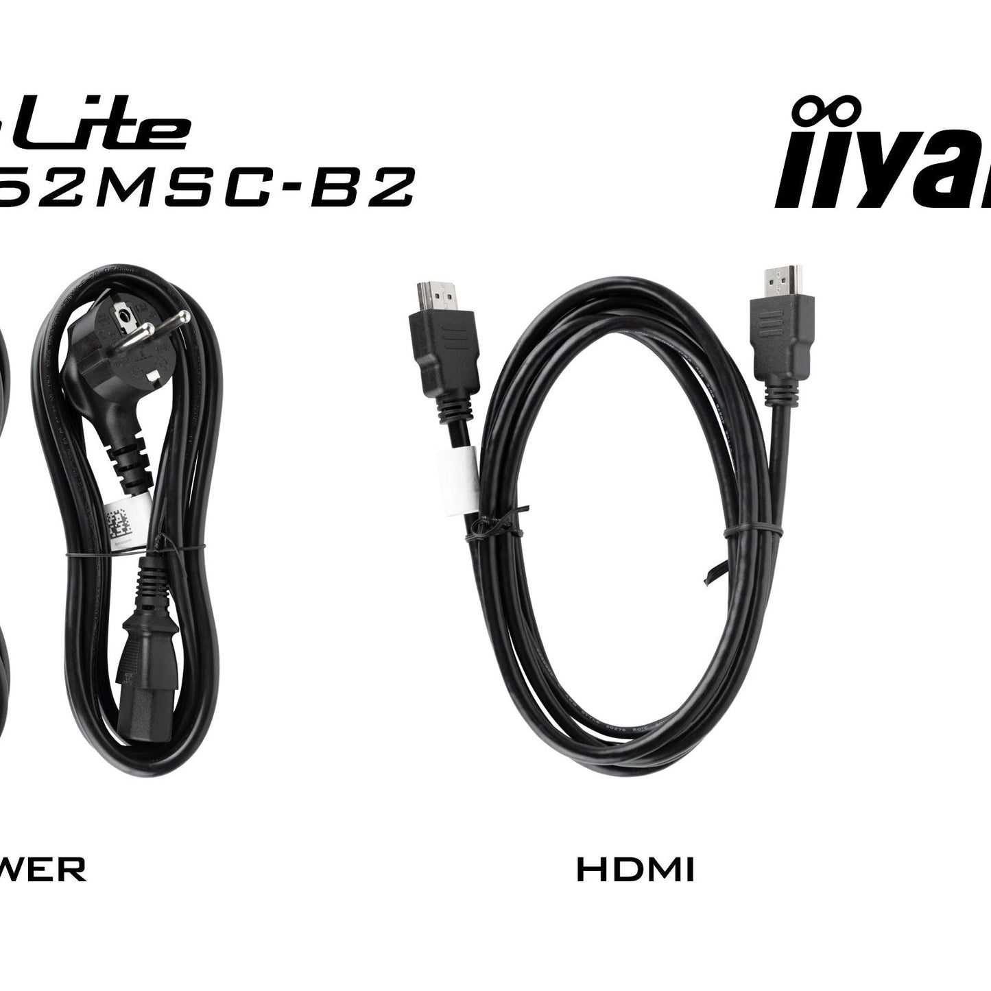 Dark Slate Gray iiyama ProLite T2252MSC-B2 21.5" IPS PCAP Edge-to-Edge 10pt Touch Screen