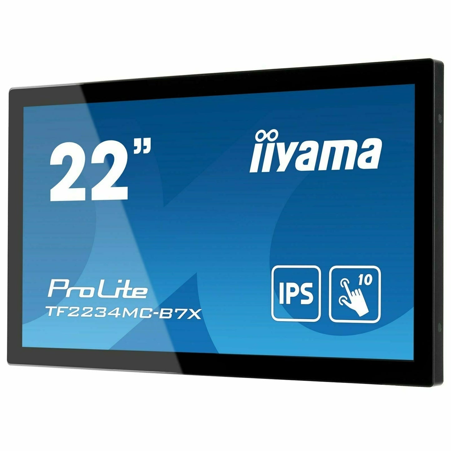 Dark Cyan iiyama ProLite TF2234MC-B7X 22" Capacitive Touch Screen IPS Display