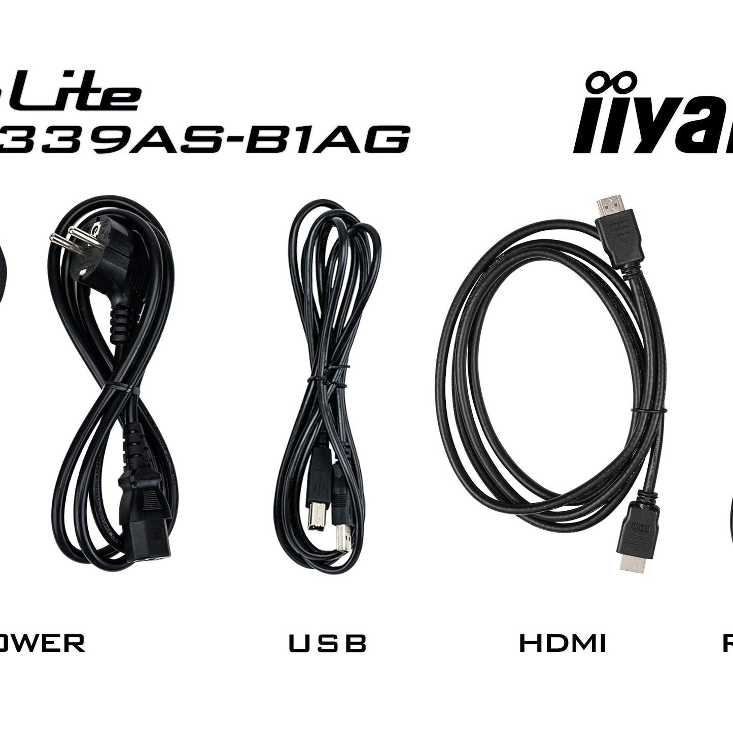 Black iiyama ProLite TF4339AS-B1AG 43" Open Frame All-in-One PCAP Interactive Touch Screen