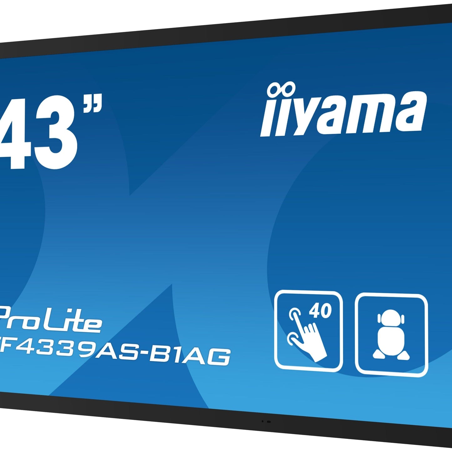 Dark Cyan iiyama ProLite TF4339AS-B1AG 43" Open Frame All-in-One PCAP Interactive Touch Screen