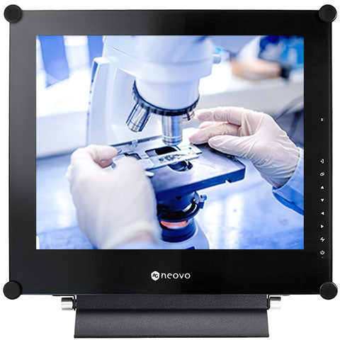 Lavender AG Neovo X-17E 17-Inch 5:4 Semi-Industrial Monitor With Metal Casing