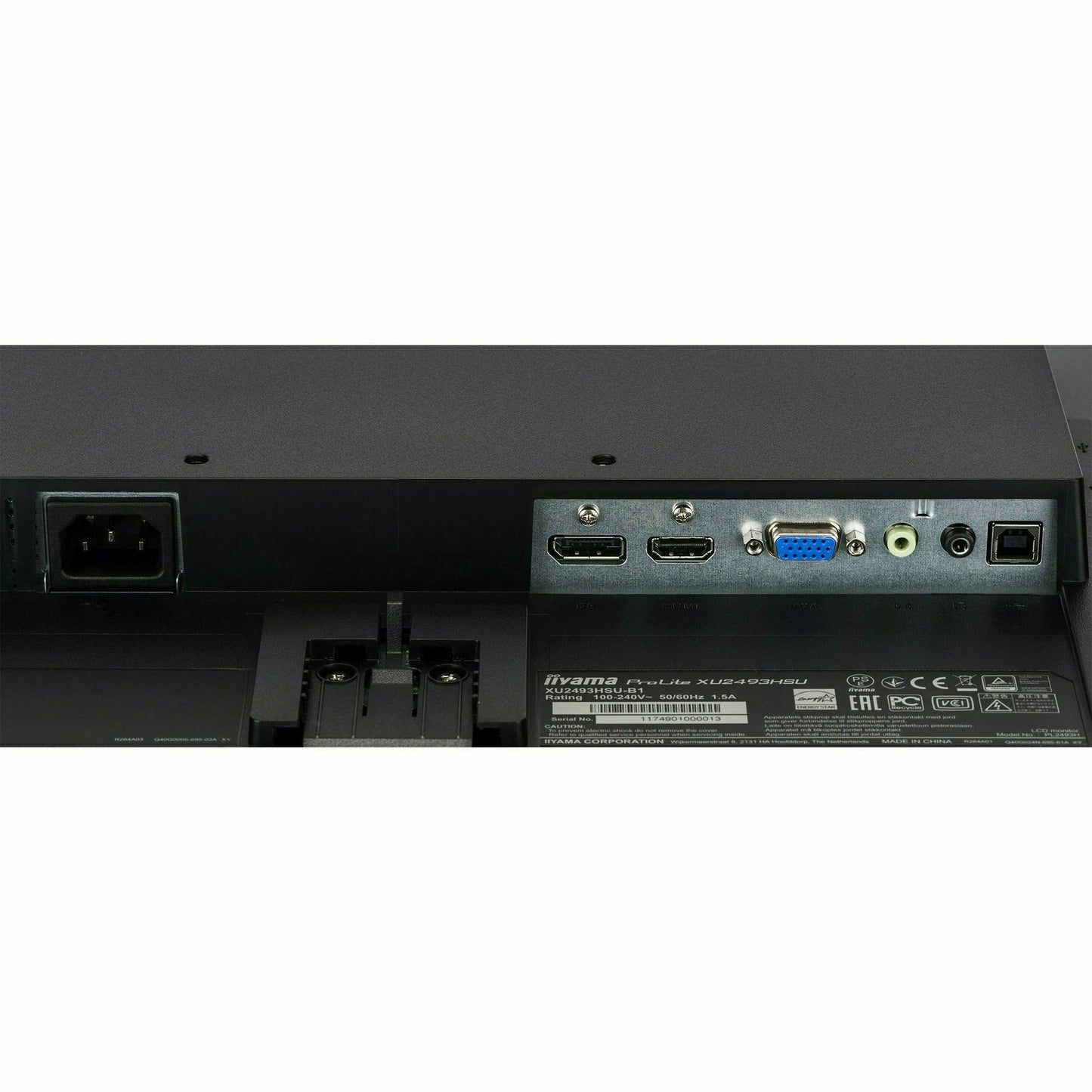 Dark Slate Gray iiyama ProLite XU2493HSU-B1 22" IPS LCD Monitor