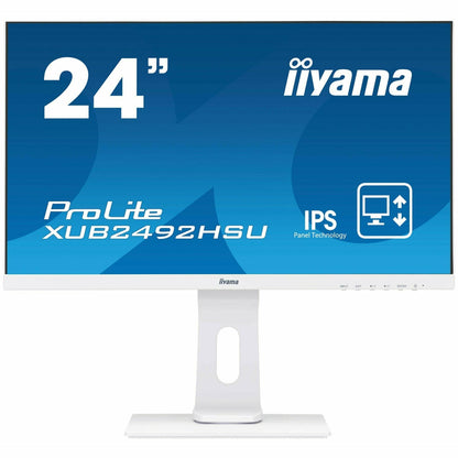Dark Cyan iiyama ProLite XUB2492HSU-W5 24" IPS Desktop Panel in White