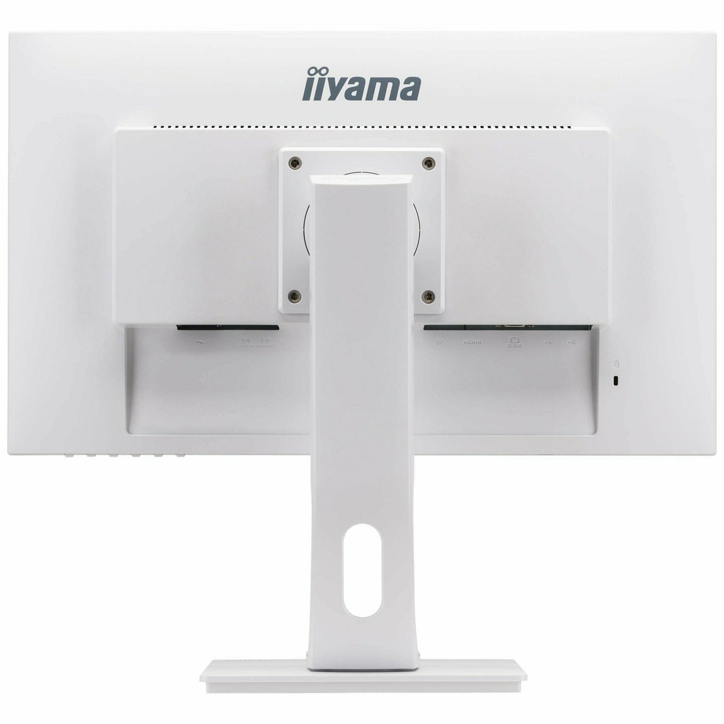 Light Gray iiyama ProLite XUB2492HSU-W5 24" IPS Desktop Panel in White