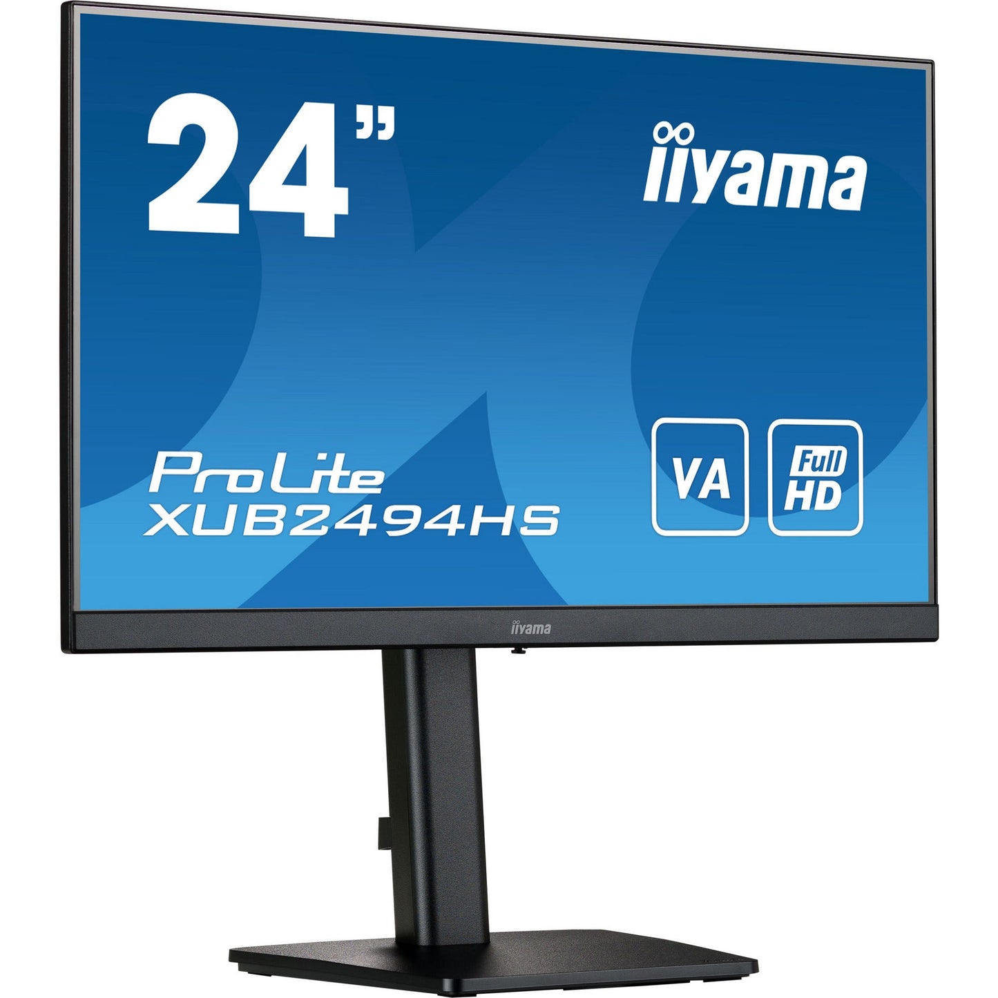 Dark Cyan Iiyama ProLite XUB2494HS-B2 24” Full HD VA monitor with Height Adjust Stand